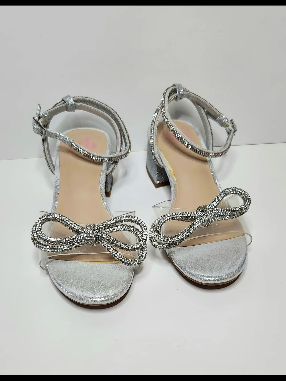 Girls Glitter Rhinestone Sandals